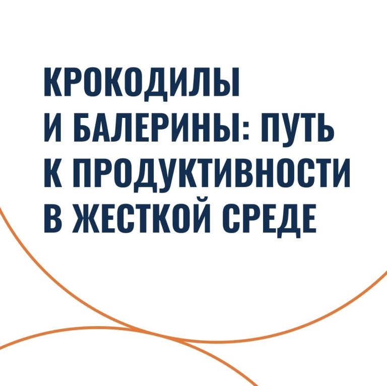 Крокодилы и балерины: путь к продуктивности в жесткой среде