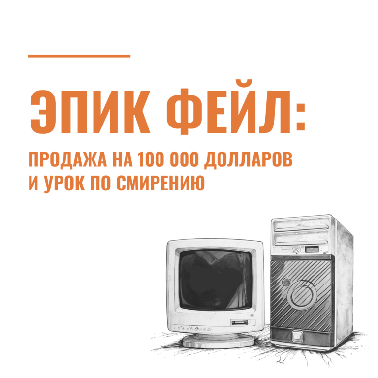 Эпик фейл: продажа на 100 000 долларов и урок по смирению