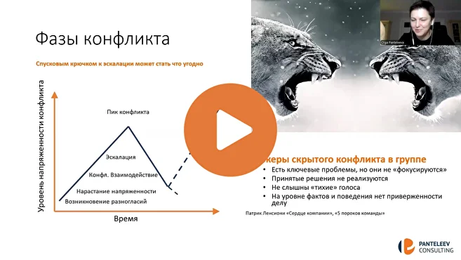 Бесплатный мини-курс Ольги Пантелеевой «Искусство управления конфликтами в бизнесе»